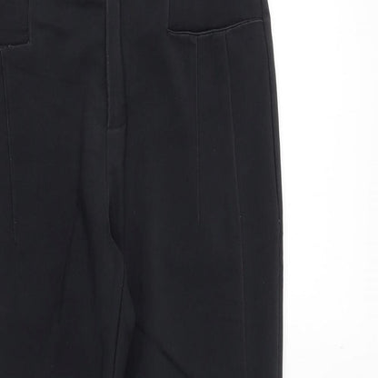 Bearun Womens Black Polyester Chino Trousers Size S Regular Zip