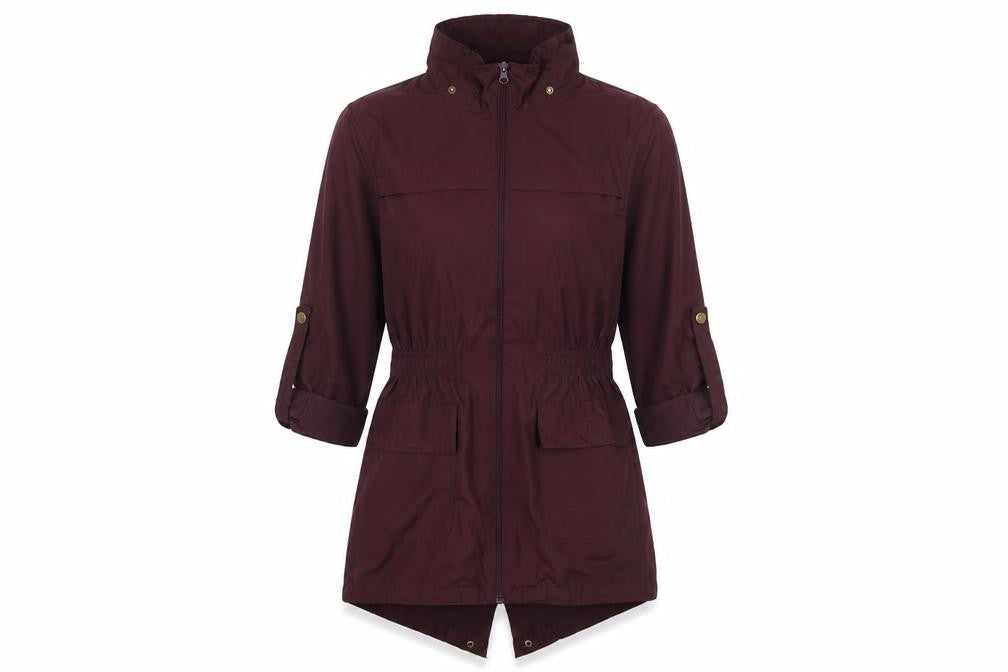 Brave Soul Womens Purple Jacket Size S Zip