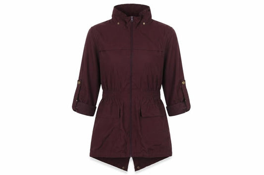 Brave Soul Womens Purple Jacket Size S Zip