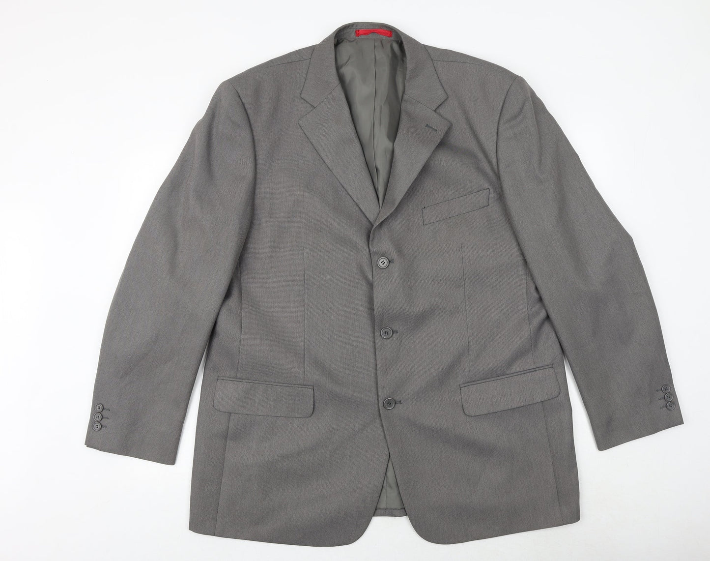 Taylor & Wright Mens Grey Polyester Jacket Suit Jacket Size 46 Regular