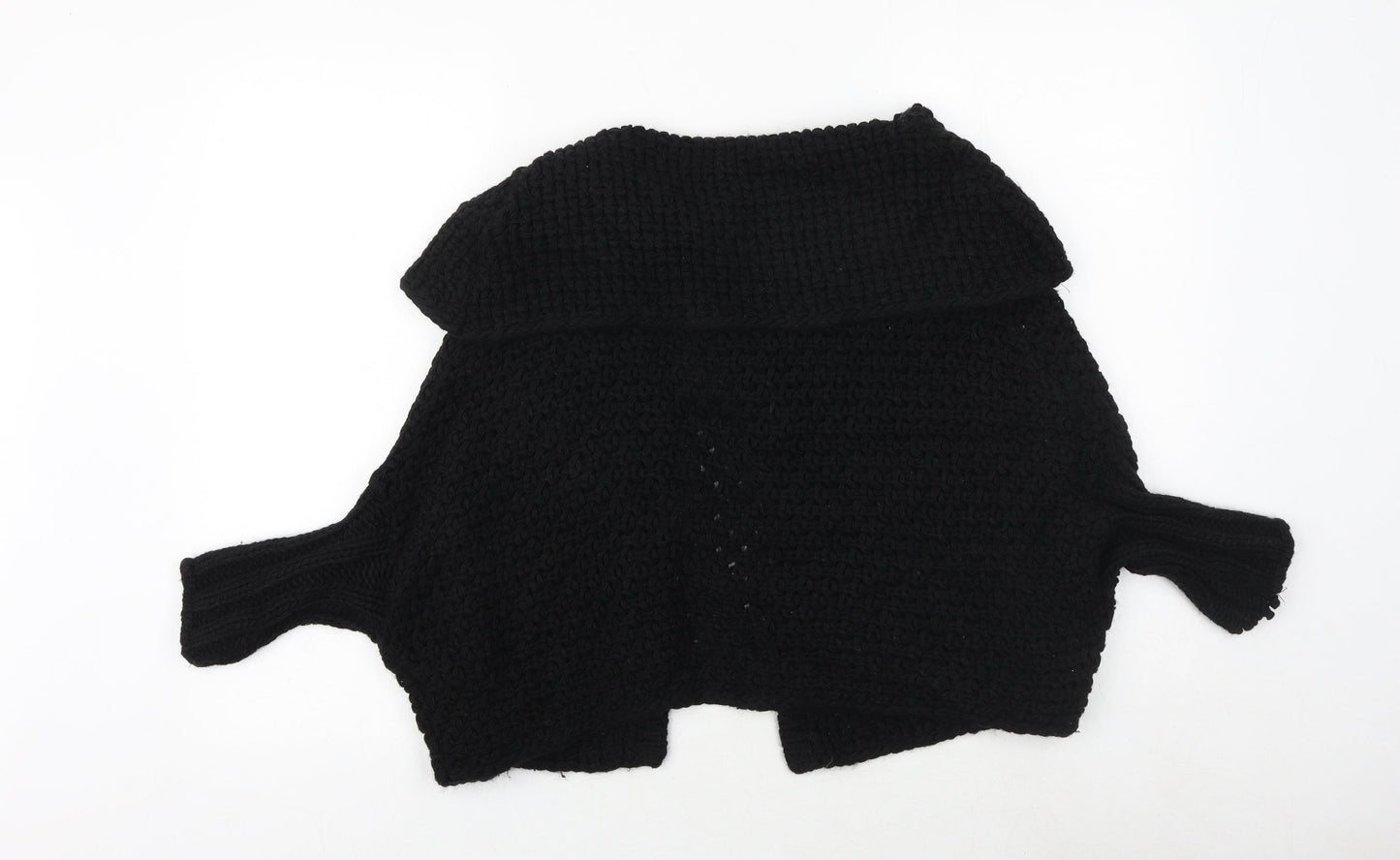 NEXT Womens Black V-Neck Acrylic Cardigan Jumper Size M