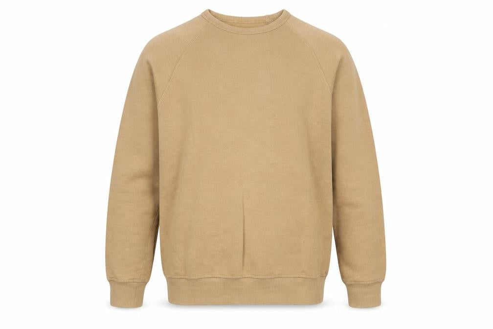 H&M Mens Beige Cotton Pullover Sweatshirt Size XS