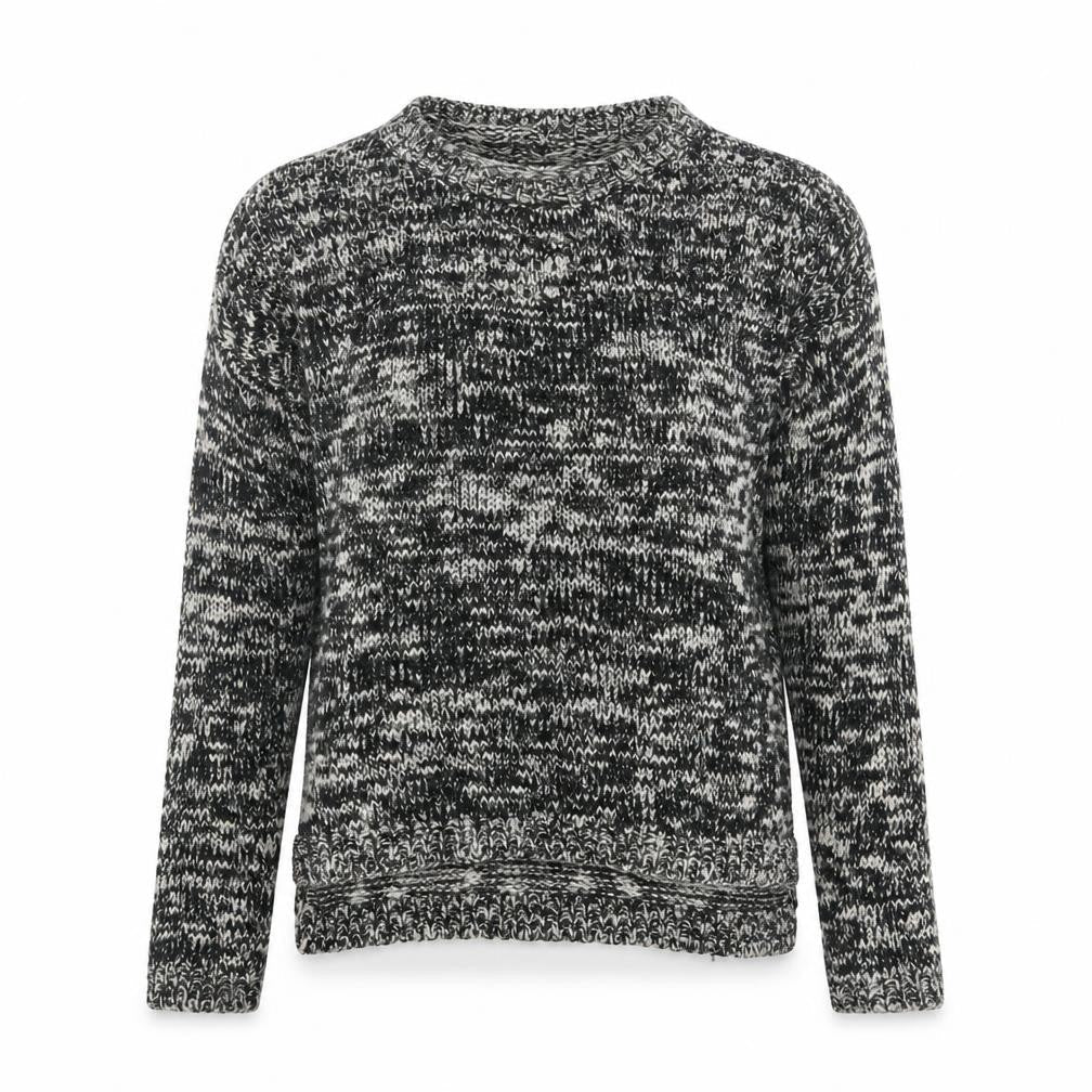 JACK Womens Black Round Neck Acrylic Pullover Jumper Size S