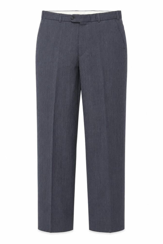 Chatsworth Mens Blue Wool Dress Pants Trousers Size 36 in Regular Zip