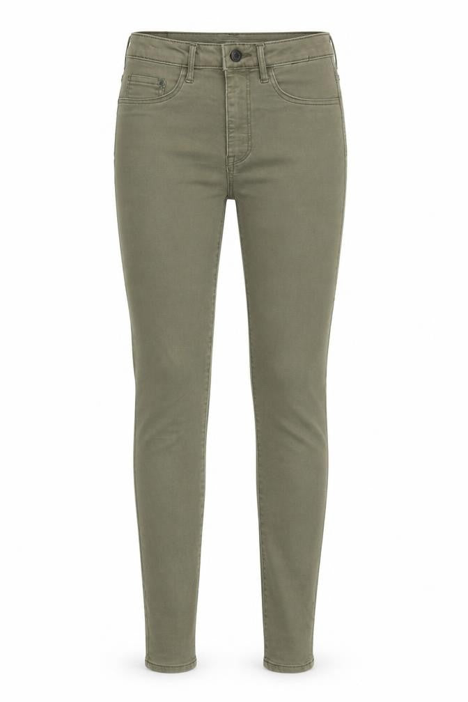 H&M Womens Green Cotton Skinny Jeans Size 28 in Regular Zip