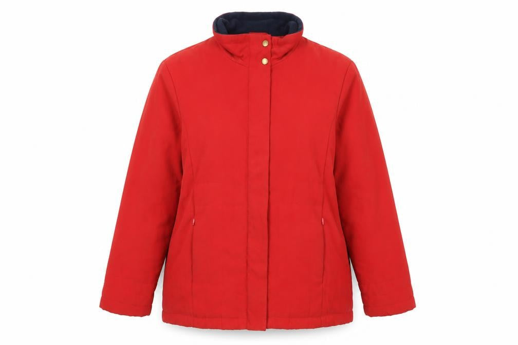 EWM Womens Red Jacket Size 16 Zip