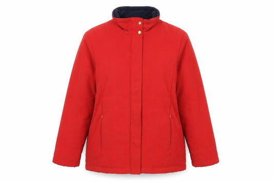 EWM Womens Red Jacket Size 16 Zip