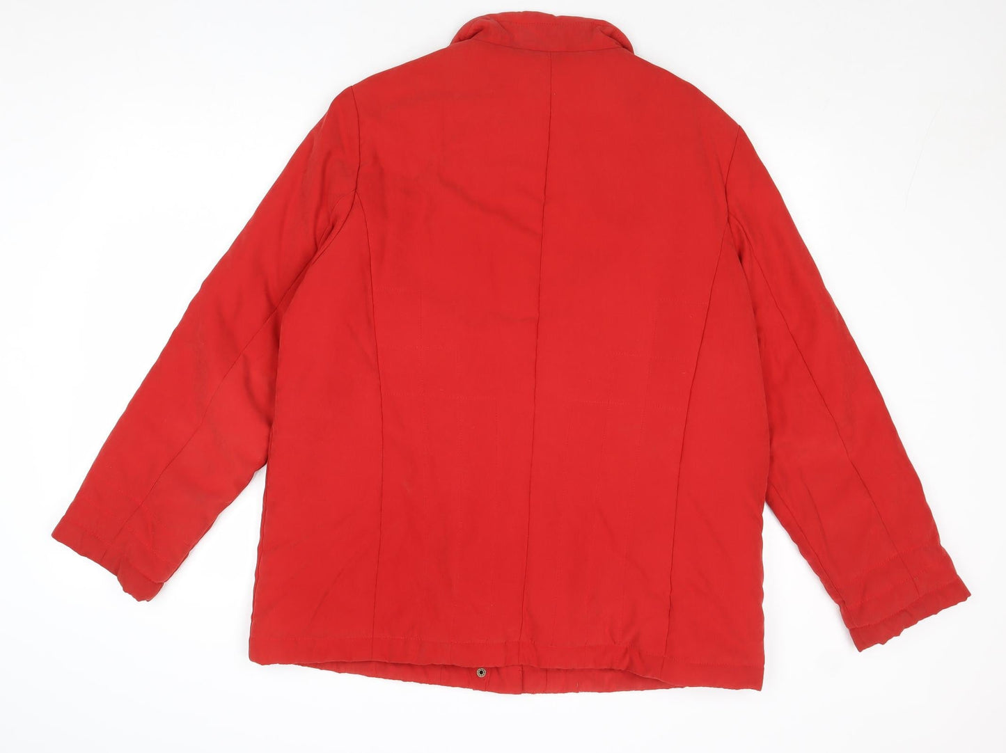 EWM Womens Red Jacket Size 16 Zip