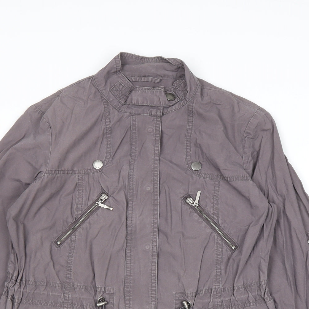 RJR.John Rocha Womens Grey Jacket Size 8 Zip