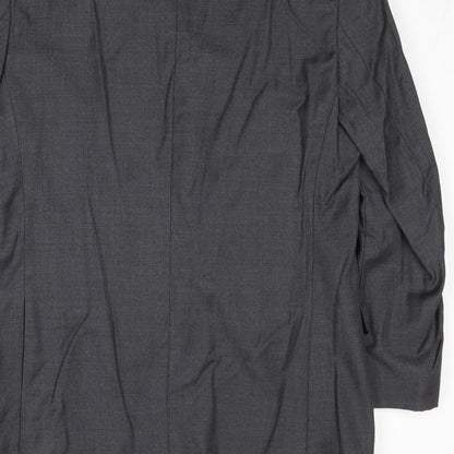 French Connection Mens Grey Wool Jacket Suit Jacket Size 38 Regular