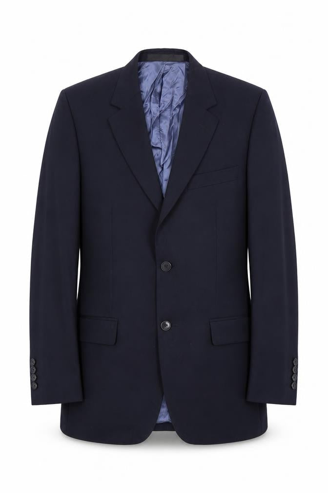 Marks & Spencer Mens Blue Wool Jacket Suit Jacket Size 36 Regular