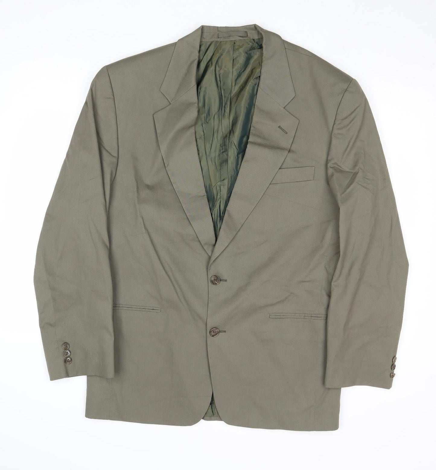Burton Mens Brown Polyester Jacket Suit Jacket Size 40 Regular