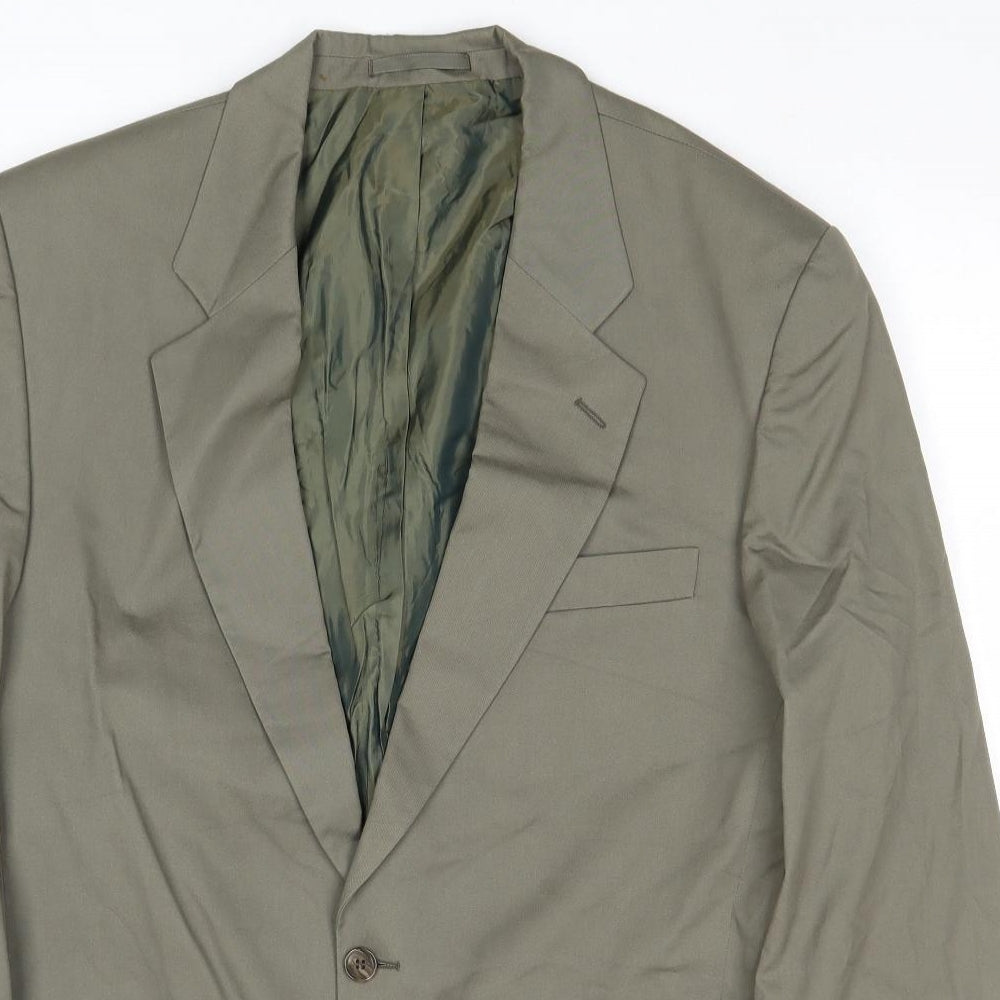 Burton Mens Brown Polyester Jacket Suit Jacket Size 40 Regular