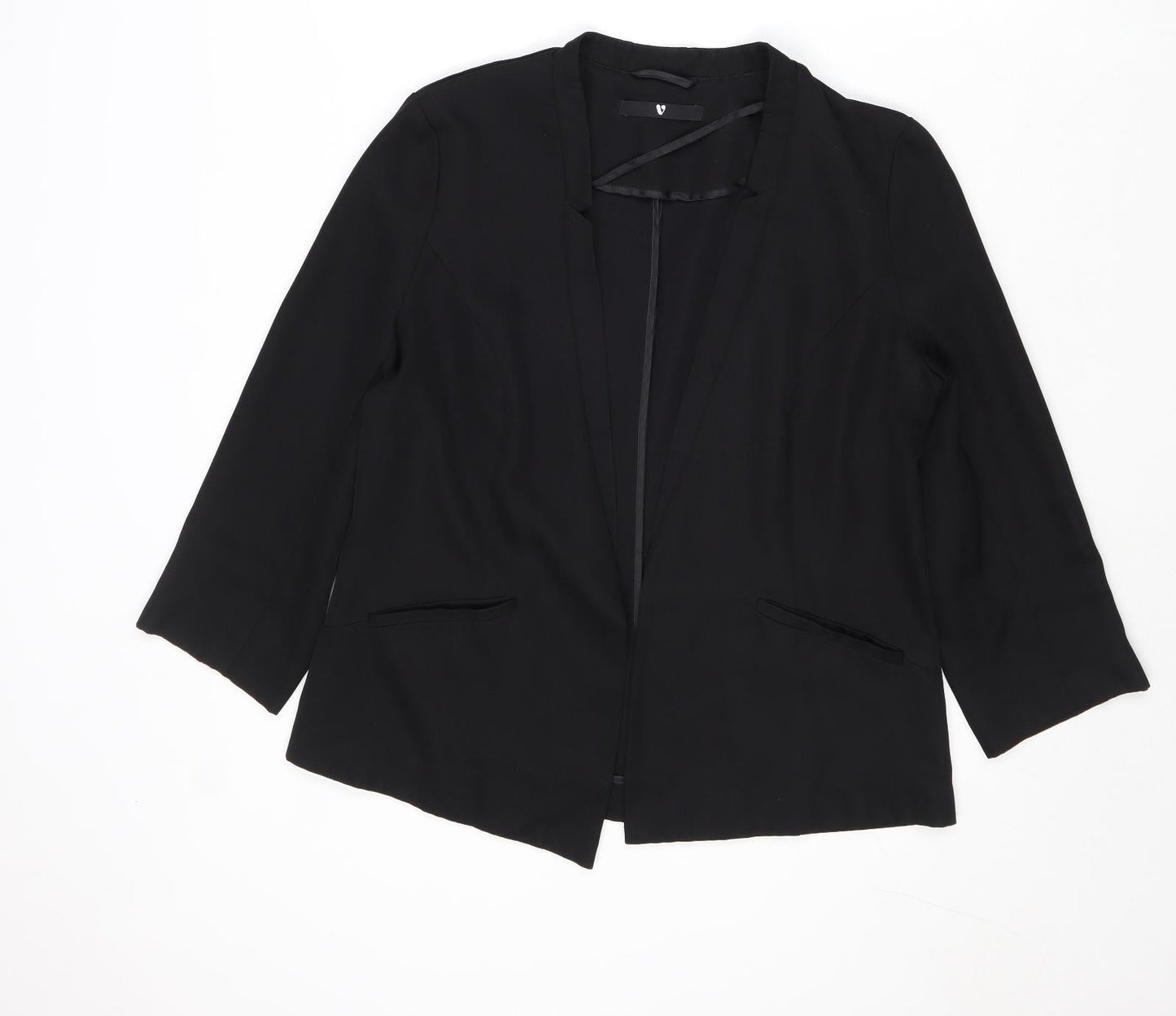 Very Womens Black Jacket Blazer Size 14