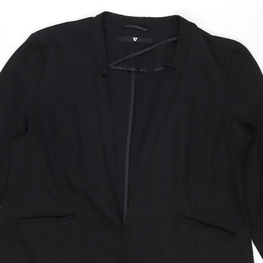Very Womens Black Jacket Blazer Size 14