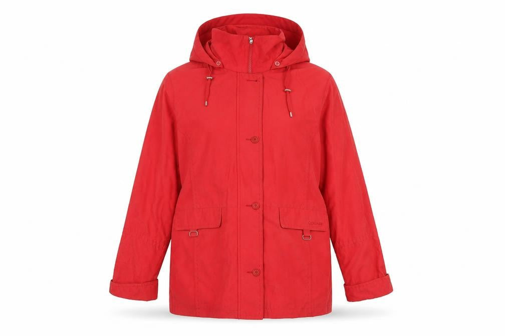 Collage Womens Red Jacket Size 10 Zip