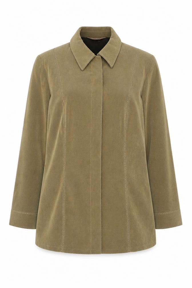 ELVI Womens Brown Jacket Size 18 Zip