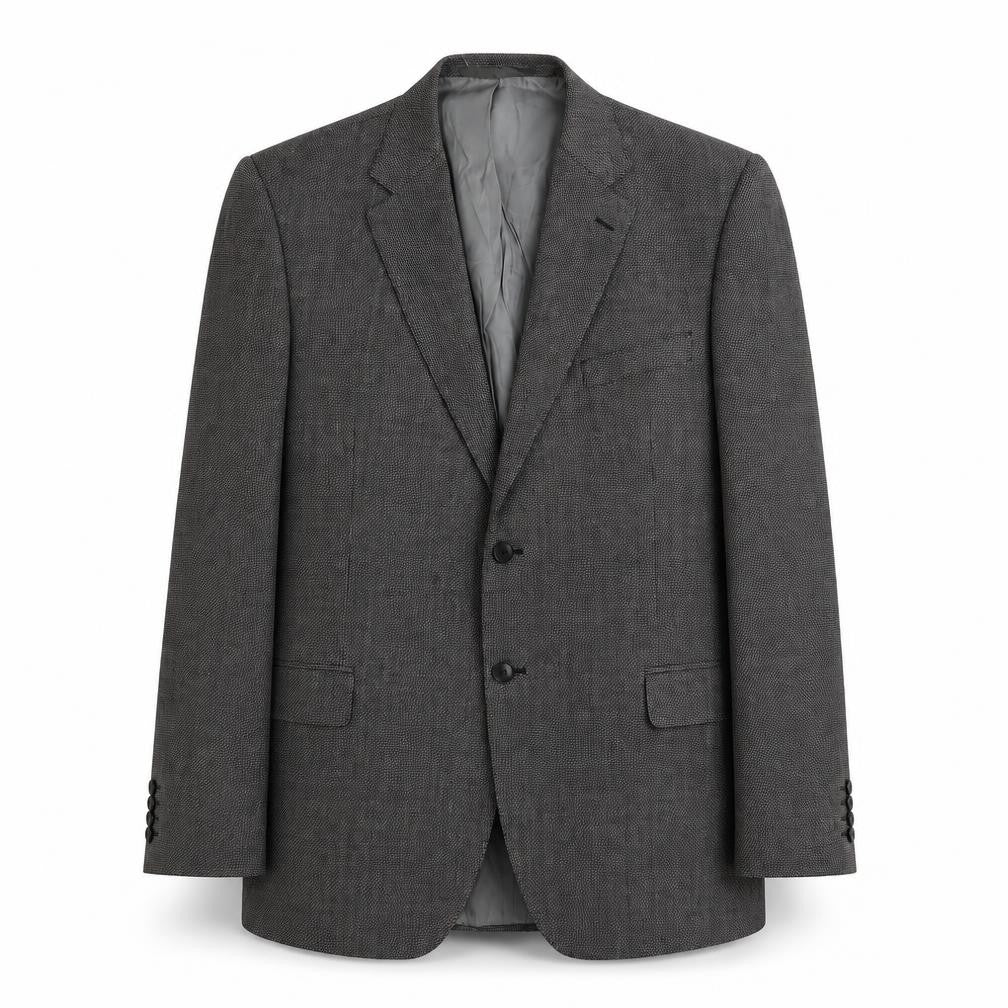 Marks & Spencer Mens Grey Wool Jacket Suit Jacket Size L Regular