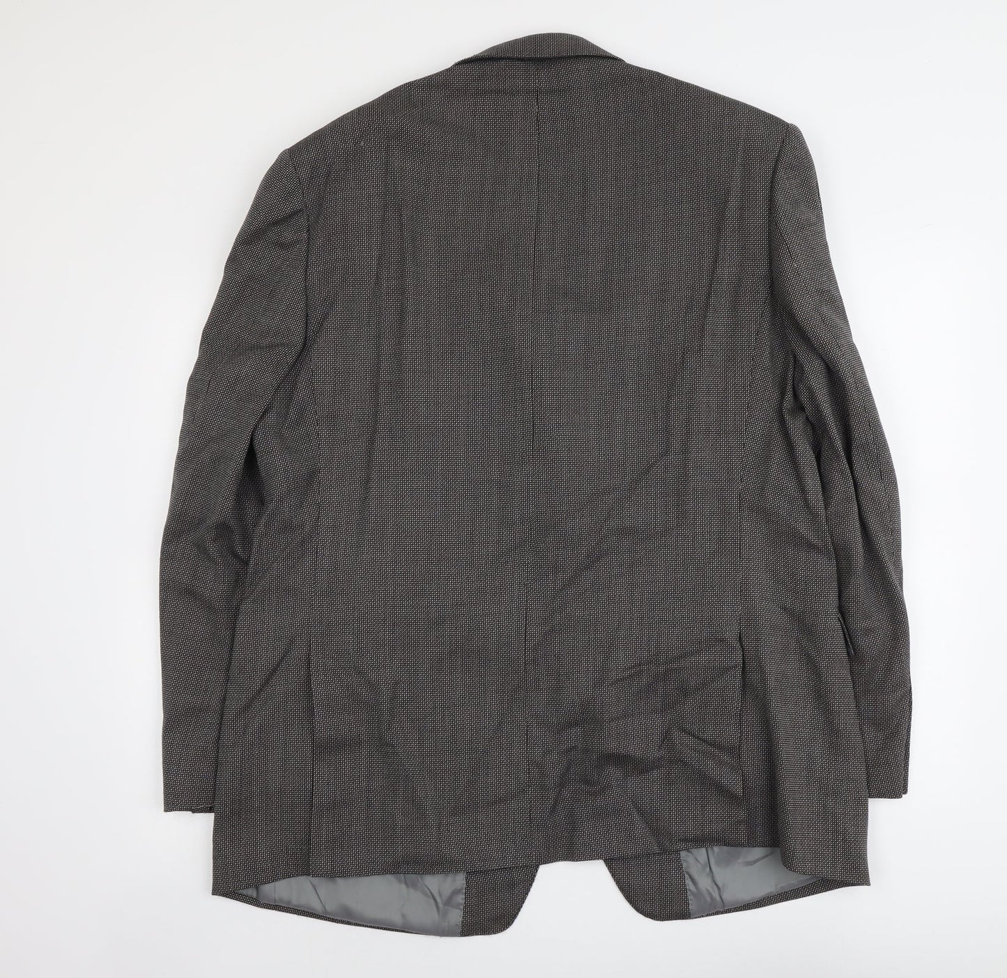 Marks and Spencer Mens Grey Wool Jacket Suit Jacket Size L Regular