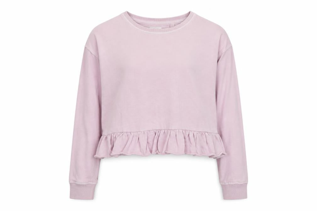 NEXT Girls Pink Cotton Pullover Sweatshirt Size 9 Years Pullover
