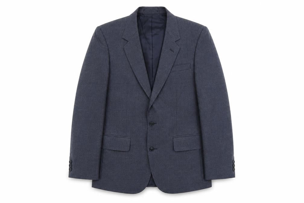 Burton Mens Blue Polyester Jacket Suit Jacket Size S Regular