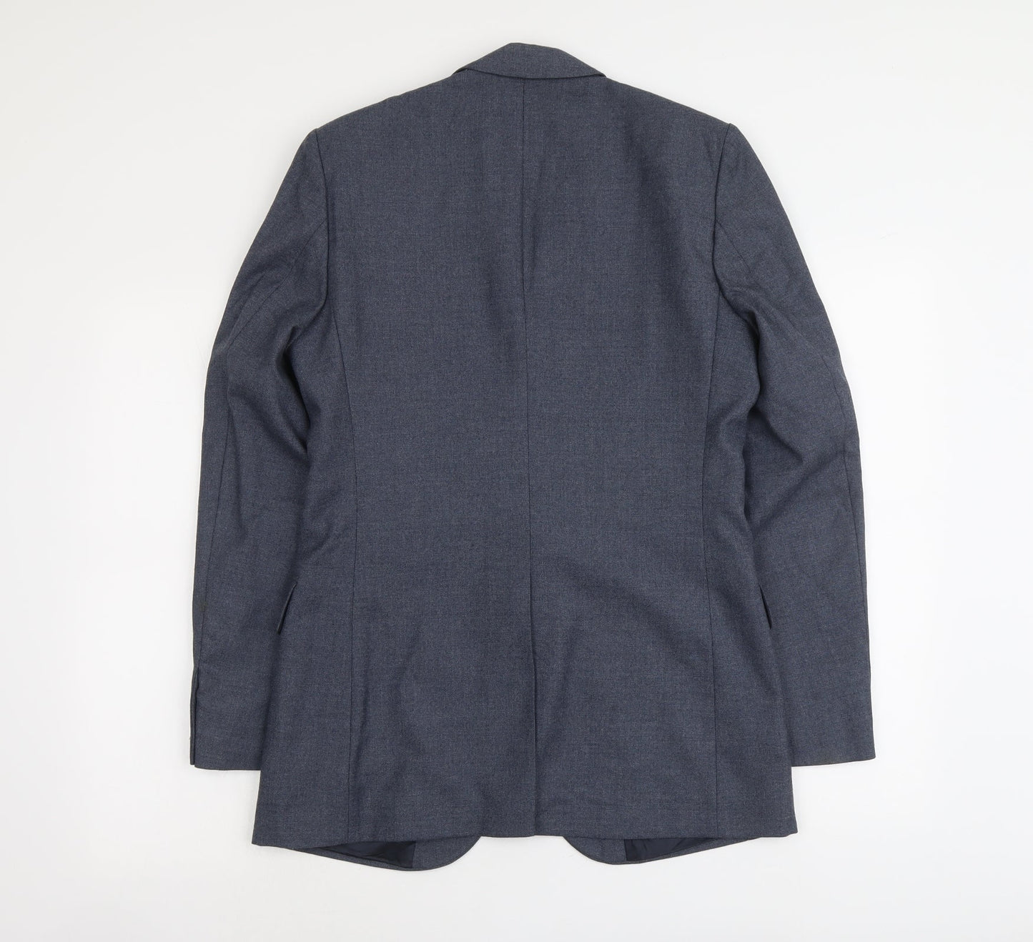 Burton Mens Blue Polyester Jacket Suit Jacket Size S Regular