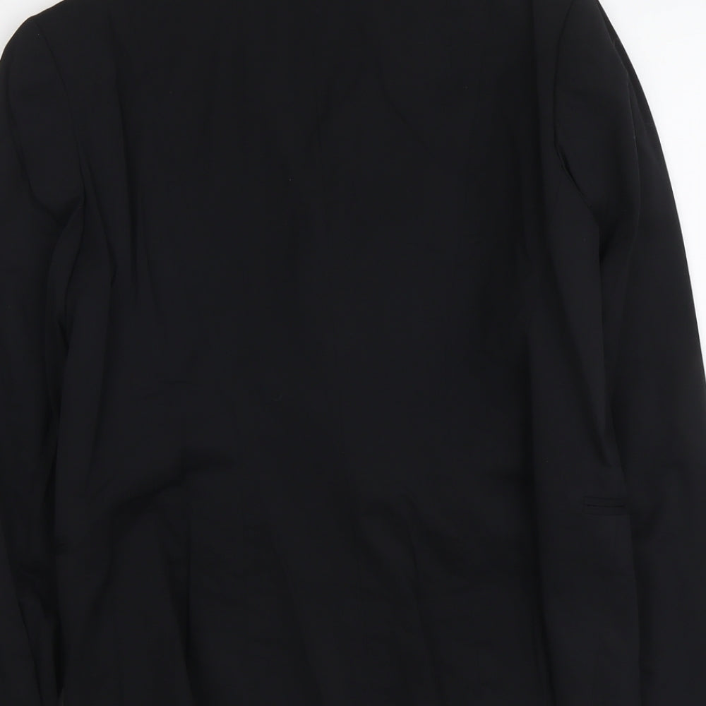 Pablo Womens Black Viscose Jacket Blazer Size 10