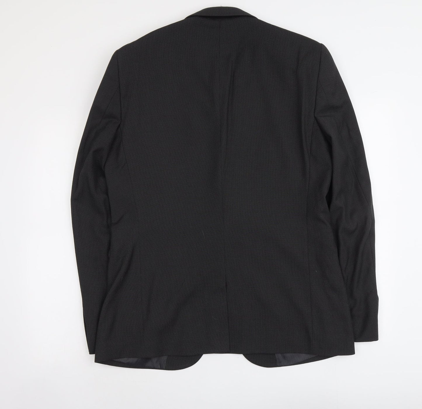 NEXT Mens Grey Polyester Jacket Suit Jacket Size L Regular