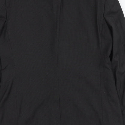 Next Mens Grey Polyester Jacket Suit Jacket Size L Regular