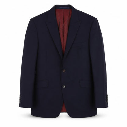 John Lewis Mens Blue Wool Jacket Suit Jacket Size M Regular