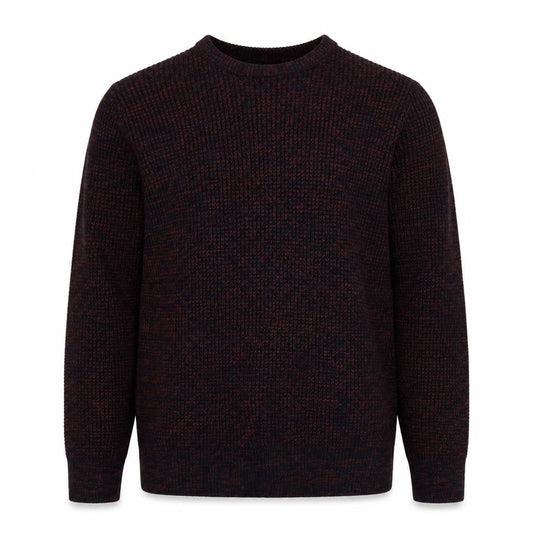 New Look Mens Red Round Neck Acrylic Pullover Jumper Size M Long Sleeve