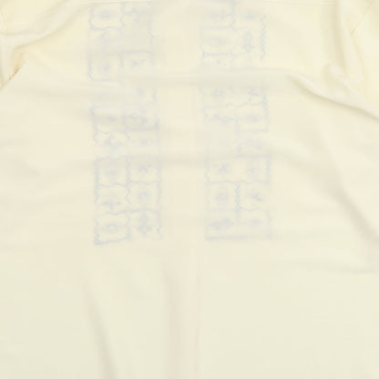Windsmor Womens Ivory Geometric Polyester Basic Button-Up Size 16 V-Neck