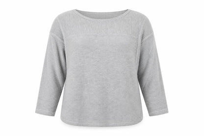 Next Womens Grey Round Neck Polyester Pullover Jumper Size 16