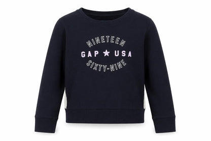 Gap Girls Blue Polyester Pullover Sweatshirt Size 10 Years Pullover - 1969