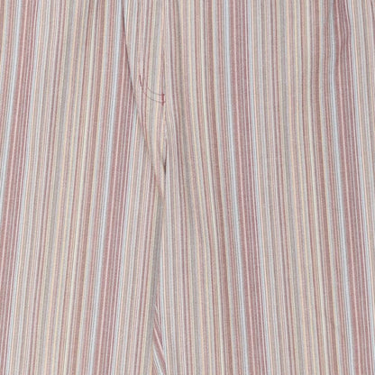 C&A Womens Multicoloured Striped Cotton Straight Jeans Size 40 in Regular Zip