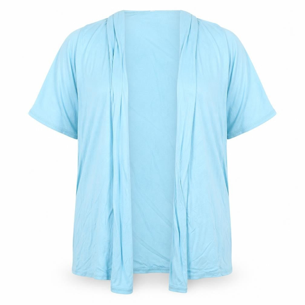 Marks & Spencer Womens Blue V-Neck Viscose Cardigan Jumper Size 10