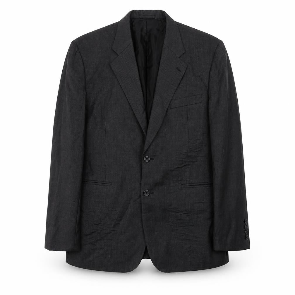 Shanghai Mens Grey Polyester Jacket Suit Jacket Size 42 Regular