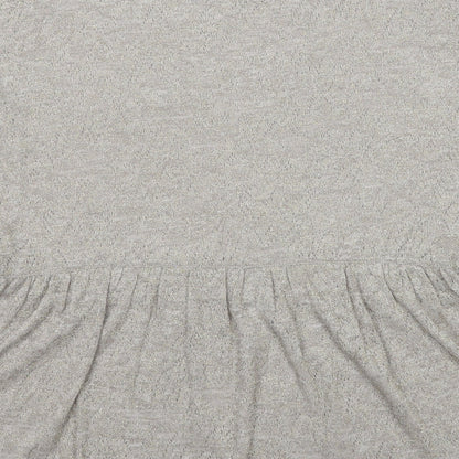 Next Womens Grey Polyester Basic T-Shirt Size 8 Round Neck