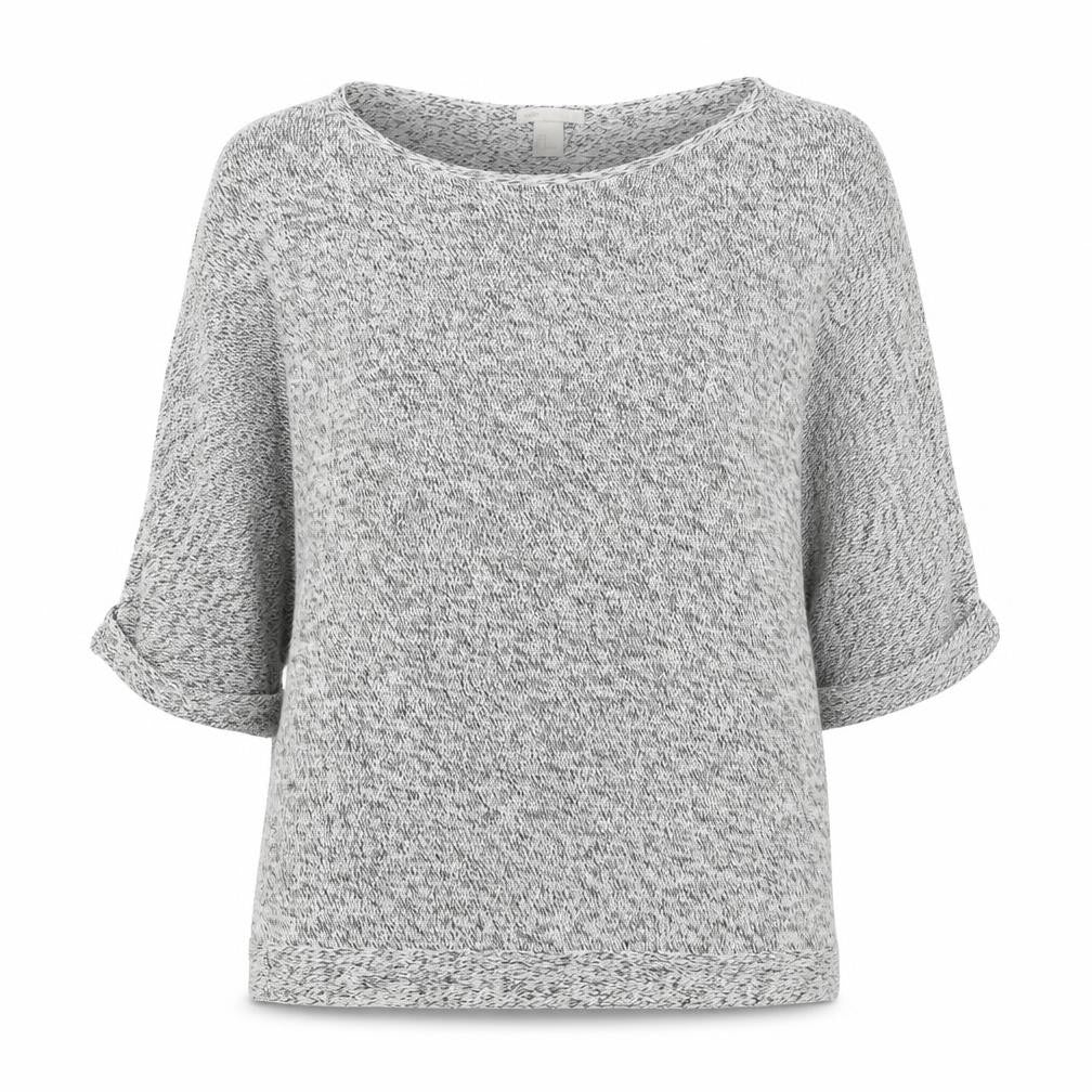 H&M Womens Grey Round Neck Cotton Pullover Jumper Size S