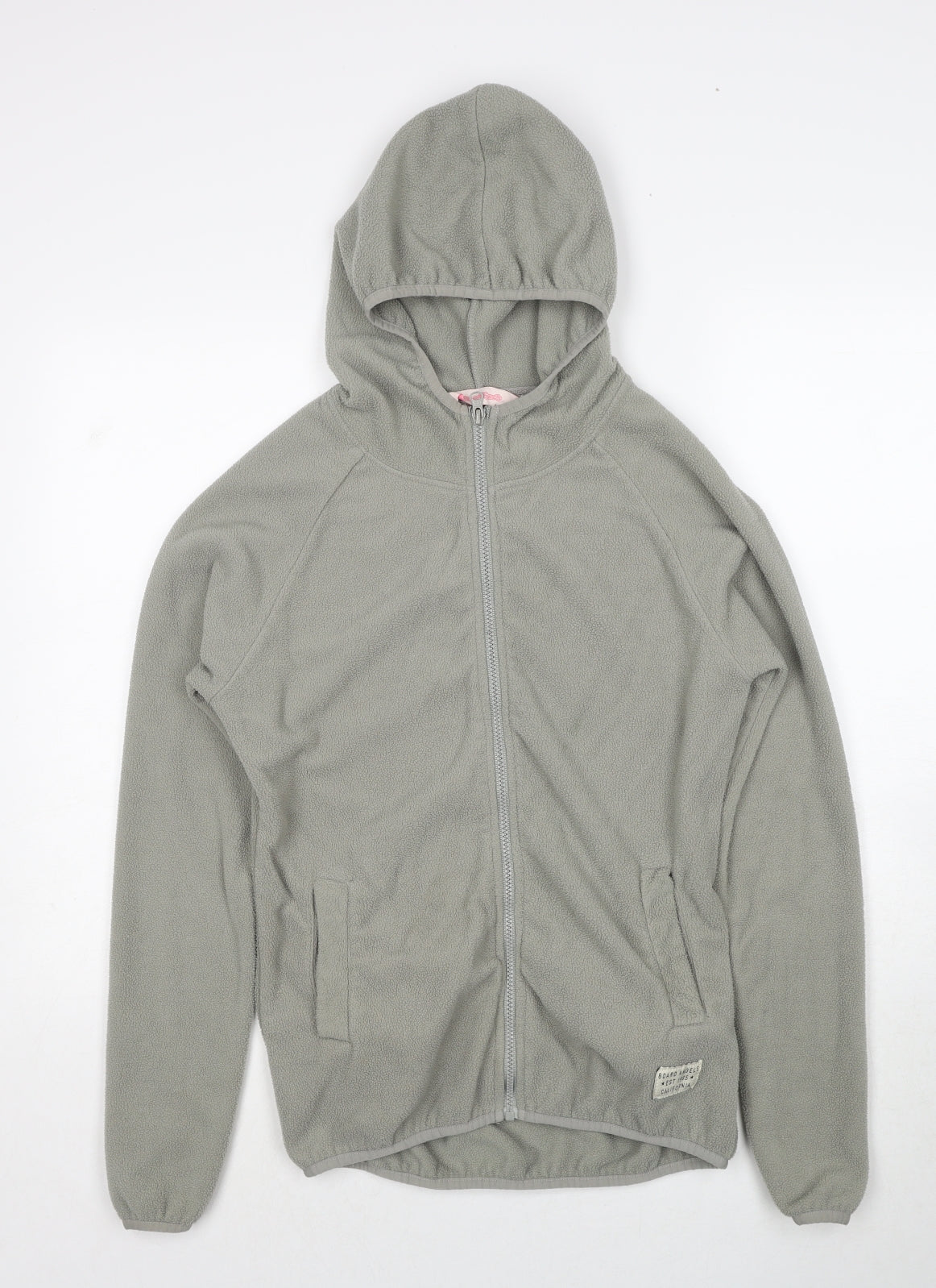 Bored Angels Womens Grey Jacket Size 12 Zip