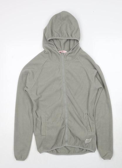 Bored Angels Womens Grey Jacket Size 12 Zip