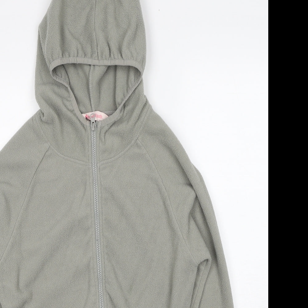 Bored Angels Womens Grey Jacket Size 12 Zip