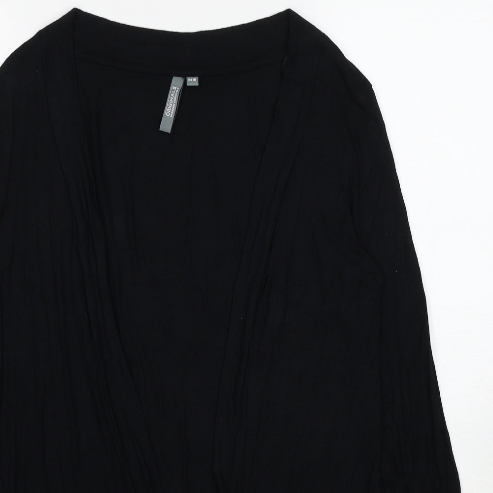 Originals Womens Black V-Neck Viscose Cardigan Jumper Size 8 - Size 8-10
