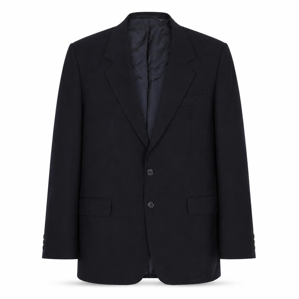 Vartkes Mens Black Acetate Jacket Suit Jacket Size 42 Regular