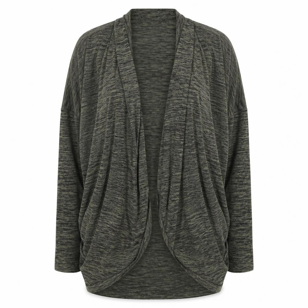 Forever 21 Womens Green V-Neck Cotton Cardigan Jumper Size M