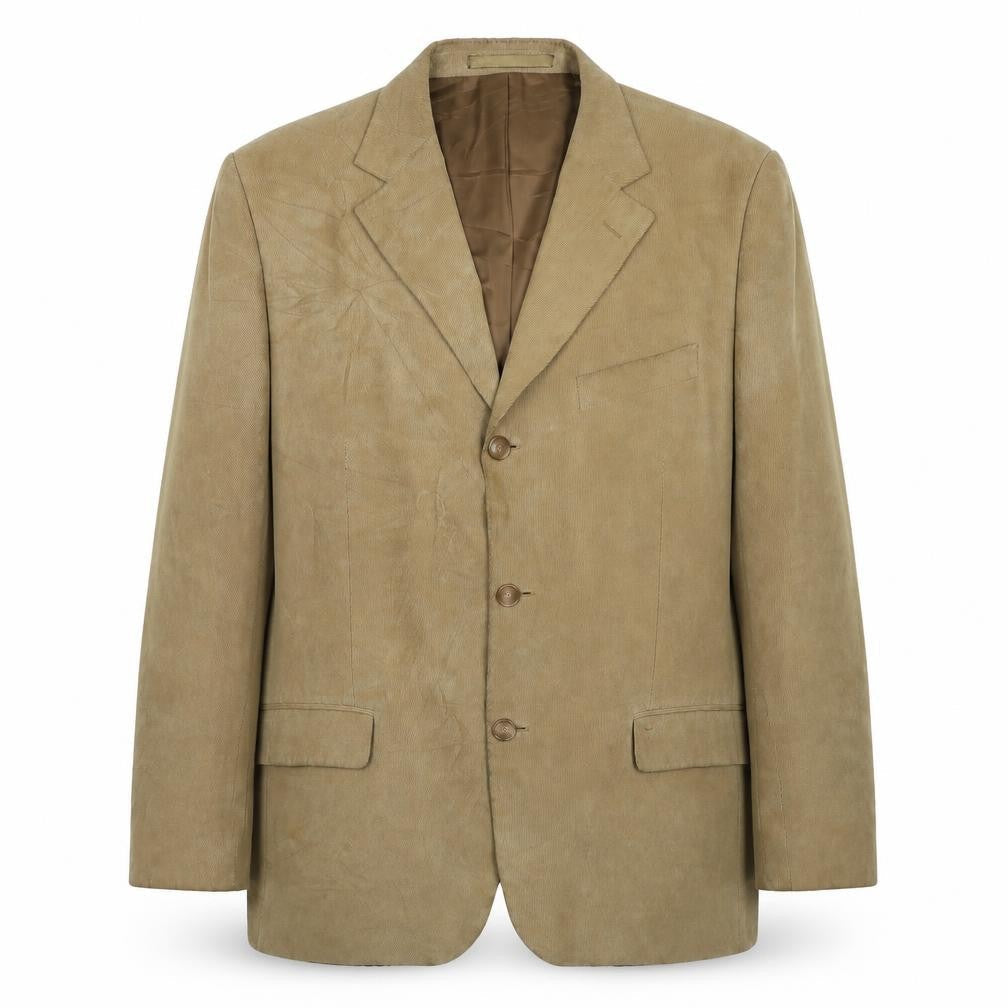 Marks & Spencer Mens Beige Polyester Jacket Blazer Size M Regular