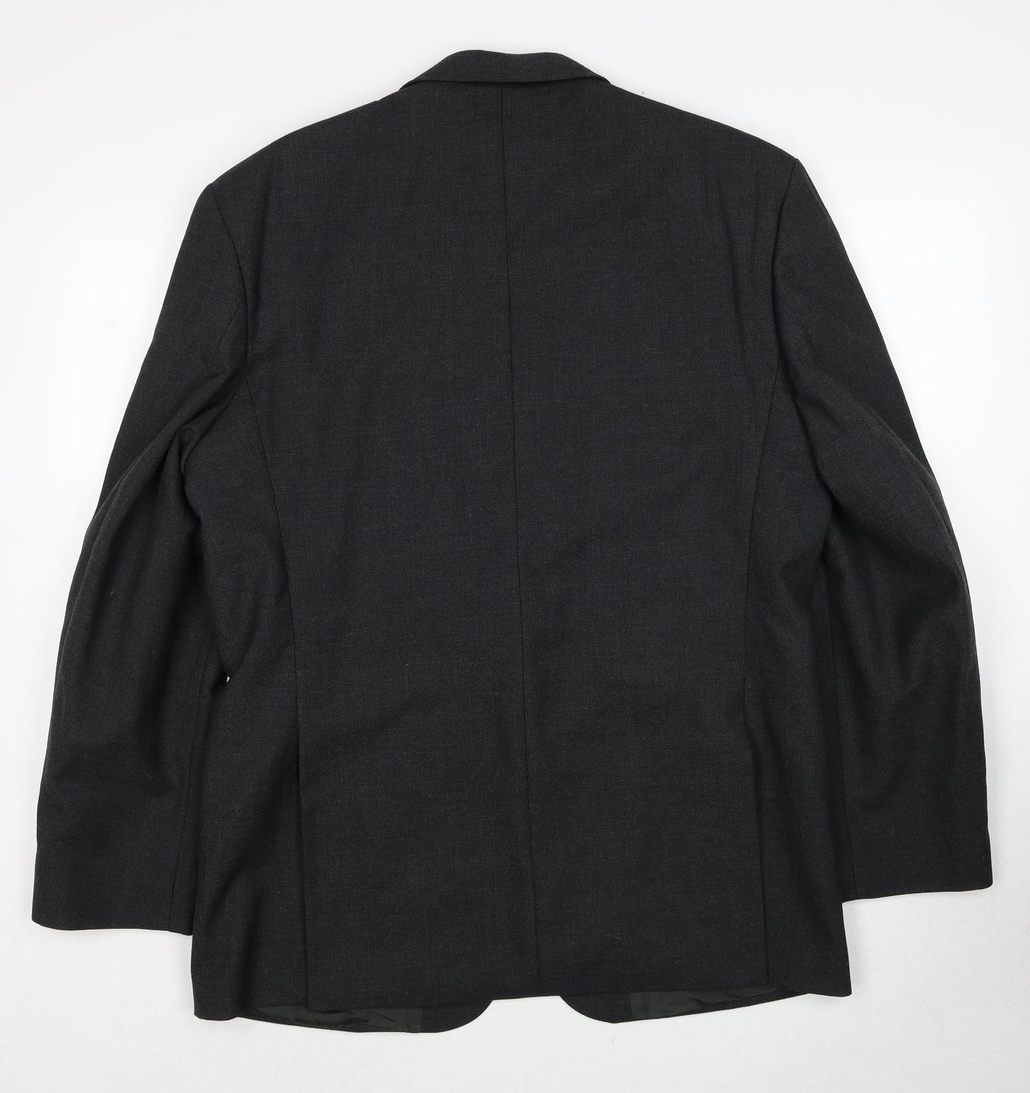 James Barry Mens Grey Polyester Jacket Suit Jacket Size 44 Regular