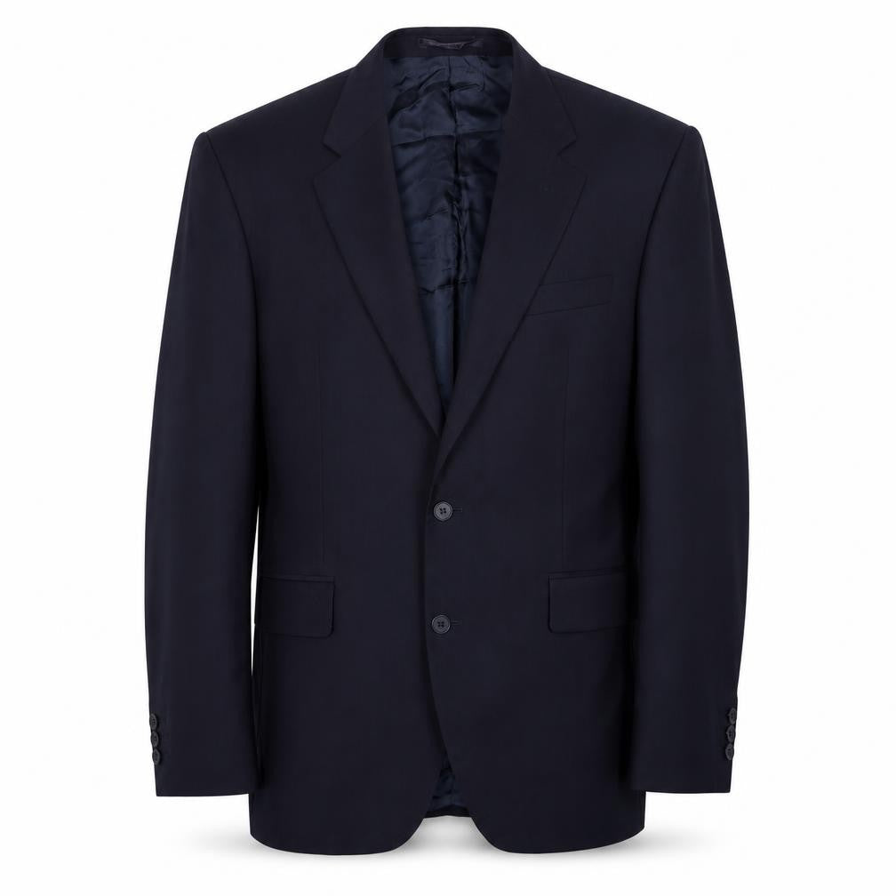 The Label Mens Blue Wool Jacket Suit Jacket Size 44 Regular