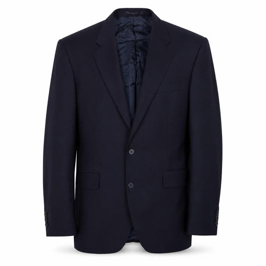 The Label Mens Blue Wool Jacket Suit Jacket Size 44 Regular