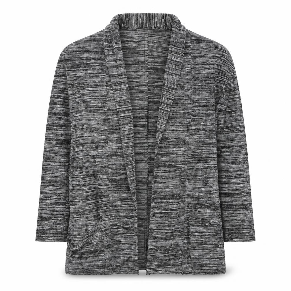 Marks & Spencer Womens Grey V-Neck Polyester Cardigan Jumper Size 10